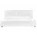 Beliani Cama Bouclé LINARDS 230x242 Branco