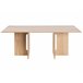 Beliani Mesa de jantar CORAIL Castanho