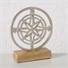 Figura ORGANICA 18x15x15cm marca BOLTZE Prata