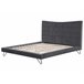 Beliani Cama com estrado Poliéster LANNION 203x223 Bege