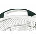 Ventilador industrial 110 W com 5 lâminas e 3 velocidades Branco