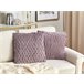 Beliani Almofada decorativa CHIRITA 45x45 Lavanda