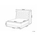 Beliani Cama com estrado Veludo AYETTE 225x215 Bege