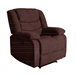 Poltrona CHEF2 relax em tecido Chocolate