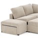 Sofá de canto ELTONEL com cama  Camel