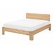 Beliani Cama com estrado Pinho ROYAN 147x207 Castanho