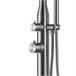Sined STINTINO Chuveiro em aço inoxidável 316L com chuveiro giratório e chuveiro manual, Inox Cinza