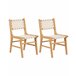 Beliani Silla de comedor HUMBLE Bege