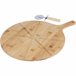 WELL HOME - Conjunto de corte de pizza de 2 peças Natural