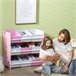 Estante para Brinquedos MDF e Tecido não Tecido ZONEKIZ 63 Cinza