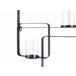 Beliani Candelabro PALAWAN Preto