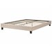 Beliani Cama com estrado Poliéster ROANNE 169x211 Bege