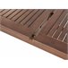 Beliani Mesa extensível CESANA 100x180 Castanho