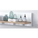 Estante de parede MONTREAL 140 cm Branco Brillo