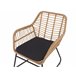 Beliani Conjunto lounge Ratan sintético MINORI Bege