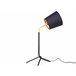 Beliani Candeeiro de mesa MOOKI Preto