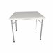 Mesa dobrável de formato quadrado Well Home Branco