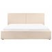 Beliani Cama baú Bouclé MOISSAC 197x224 Bege
