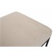 Beliani Chaise longue Linho sintético MALMOS Bege
