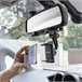 Suporte de Smartphone para o Espelho Retrovisor Preto