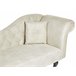 Beliani Chaise longue versão à direita Veludo LATTES Bege