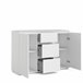 Aparador 2 portas e 3 gavetas NOVA Branco