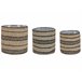 Beliani Conjunto de 3 vasos para plantas RASBORA Bege
