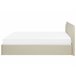Beliani Cama com estrado Poliéster ORBEY 197x212 Bege