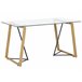 Beliani Mesa de jantar TACOMA 80x140 Transparente