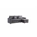 Chaise longue DRAKO reversível cor cinza escuro Cinza Escuro