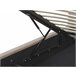 Beliani Cama com armazenamento Veludo BAJONNA 183x235 Bege