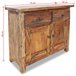 Aparador buffet mueble consola mueble de almacenaje madera maciza Castanho