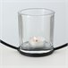 Suporte para velas RUMBA preto 30cm Preto