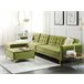 Beliani Sofá-cama Veludo ABERDEEN Verde