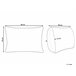 Beliani Almofada decorativa DOURIS 30x60 Bege