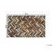 Beliani Pelos curtos AMASYA 80x150 Dourado