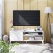 Móvel de TV ARIEL 135 cm branco mate Branco