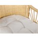 Beliani Berço Rattan/vime LAGRASSE Natural