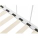 Beliani Cama nido Acero TULLE 92x209 Branco