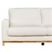Beliani Sofá de 3 lugares Bouclé SIGGARD Branco