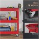 Carrinho de Ferramentas Aço Laminado DURHAND 83 Azul