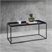 Mesa de centro de metal Nyker Preto