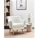 Beliani Poltrona de leitura DRAMMEN Branco