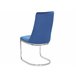 Beliani Silla de comedor ALTOONA Azul Marino