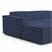 Sofá modular de 2 lugares com península esquerda Azul Marino