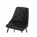 Beliani Silla de comedor VALERIE Preto