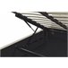 Beliani Cama com armazenamento Veludo VINCENNES 167x214 Branco/ Bege