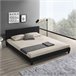 [Corium] Cama moderna em pele sintética Albacete - com colchão 169x210 Branco