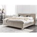 Beliani Cama com estrado Veludo LUNAN 186x215 Cinza