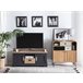 Beliani Mesa de TV GARET 120 Cinza Escuro